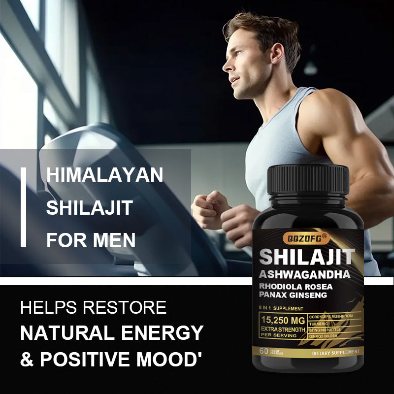 Himalayan Shilajit for Men – Premium 8-in-1 Natural Supplement