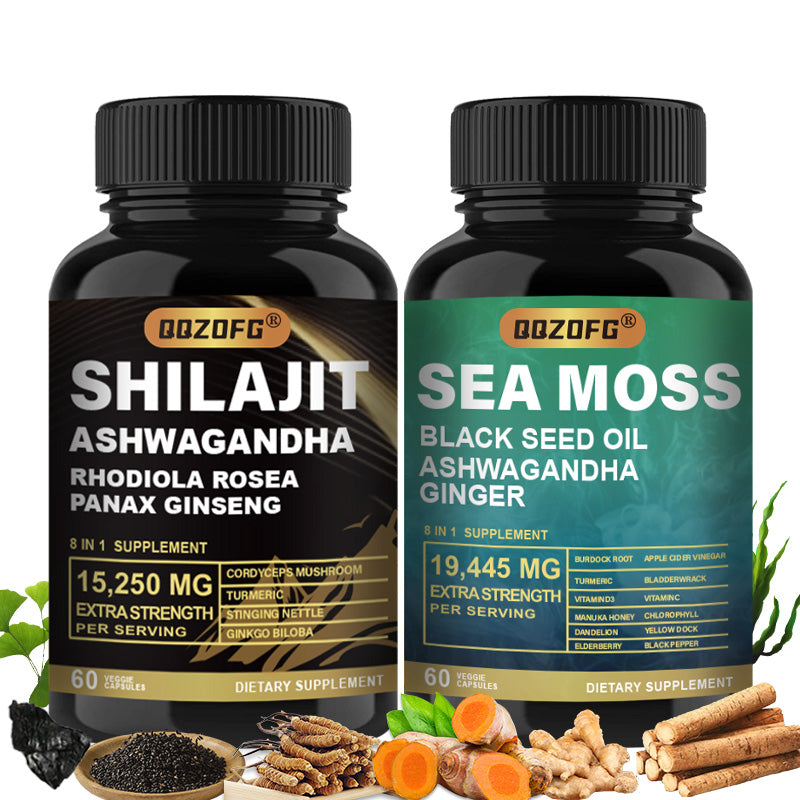 Himalayan Shilajit for Men – Premium 8-in-1 Natural Supplement
