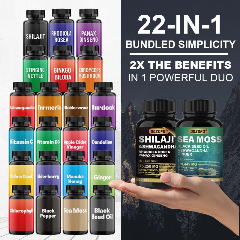 Himalayan Shilajit for Men – Premium 8-in-1 Natural Supplement
